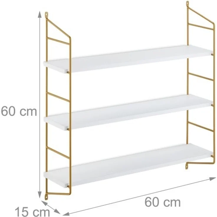 Wandregal mit 3 Ablagen – Bild 4