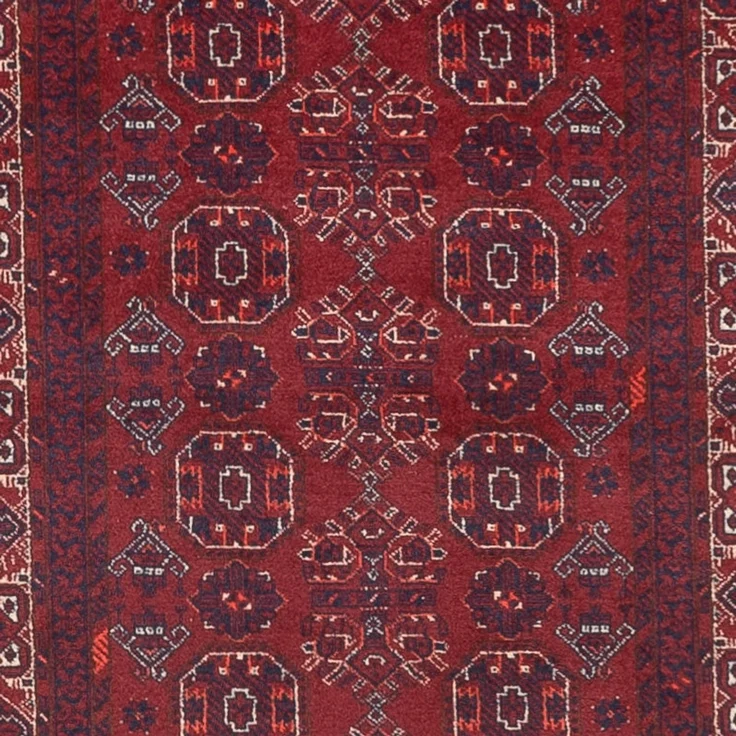 Läufer Afghan - Buchara - 285x82 cm - rot – Bild 2