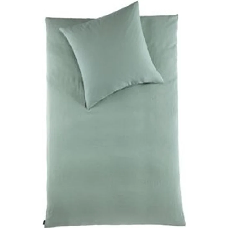 soma Bettwäsche Set Musselin 135x200 Baumwolle Pastell Matcha grün Winter Herbst Sale, Baumwolle, 2 teilig, Geschenkidee atmungsaktiv weich sale Reißverschluss Partner Sommer – Bild 6