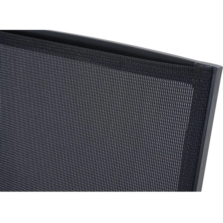 Siena Garden VELIA Stapelsessel - Aluminium, Teaklook & Ranotex, grau (T59632) – Bild 3