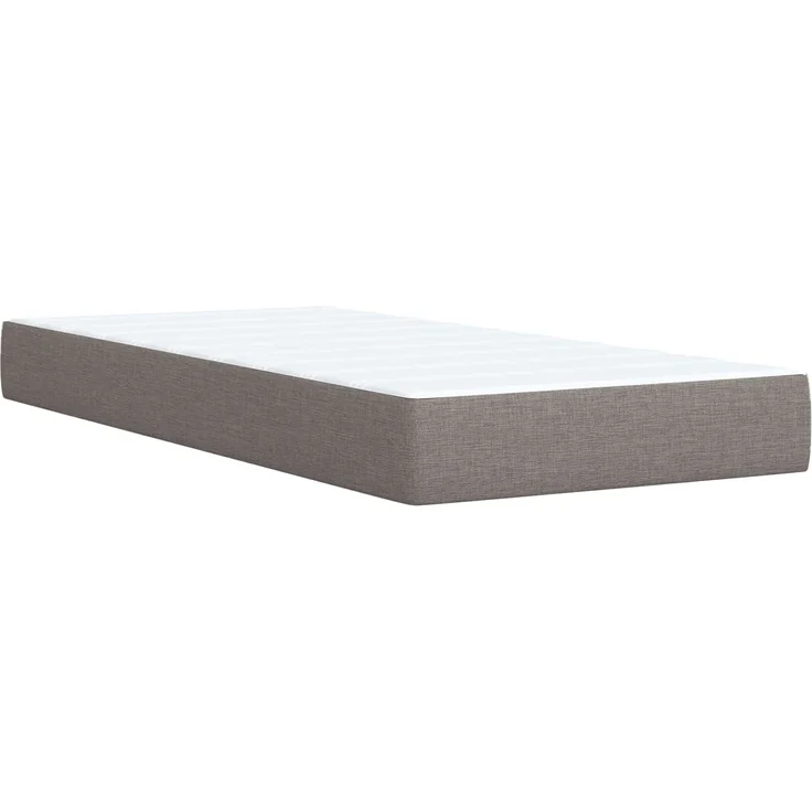 vidaXL Ottoman-Bett mit Matratze und LED Taupe 100 x 200 cm Stoff 3458052 – Bild 7
