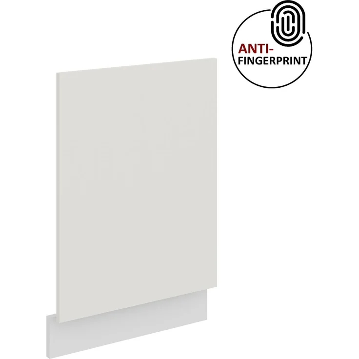 Frontblende für integrierten Geschirrspüler 45 cm ARIA Weiss ultra matt + Weiss matt, hochwertige Fronten mit Anti Fingerprint Beschichtung Küchenzeile Küchenblock – Bild 1