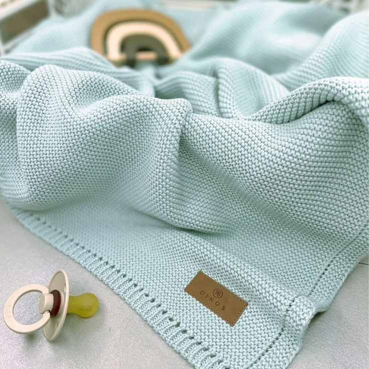 Babydecke DIKOS® Babydecke aus *100%* Bio Baumwolle atmungsaktiv clean, DIKOS, PREMIUM Qualität atmungsaktiv, nachhaltig, plastikfrei, kuschelweich – Bild 6