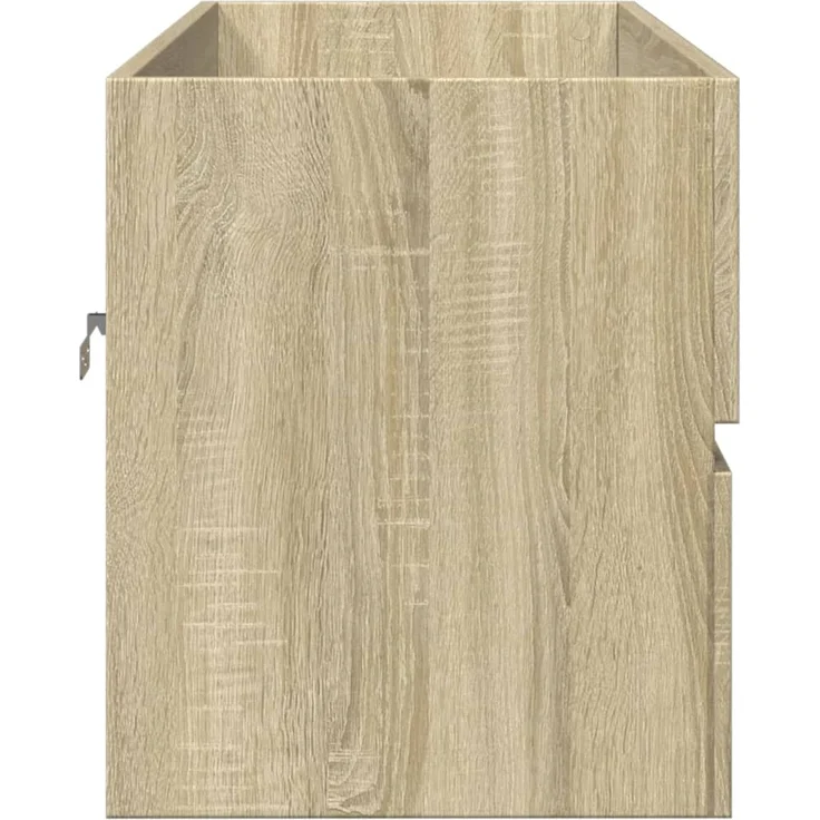 vidaXL Waschbeckenschrank Sonoma-Eiche 100x38,5x45 cm Holzwerkstoff 849639 – Bild 4