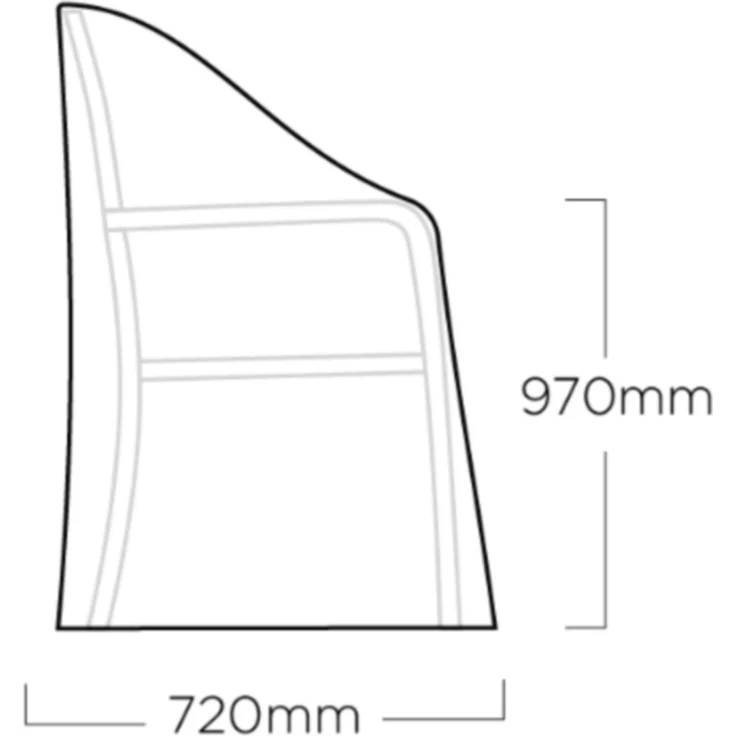 Abdeckhaube für Stapelstühle – Bild 2
