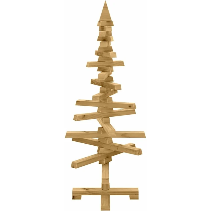 vidaXL Holz Weihnachtsbaum KOTKA 90 cm Massives Kiefernholz 42016698 – Bild 7