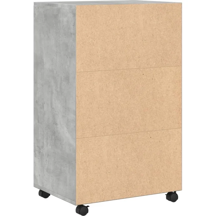 vidaXL Rollschrank Betongrau 55x40x91 cm Holzwerkstoff 853185 – Bild 5