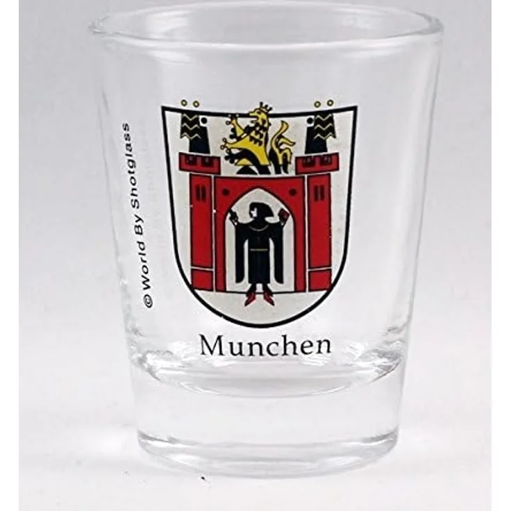 Munchen (Munich) Germany Coat Of Arms Shot Glass by World By Shotglass