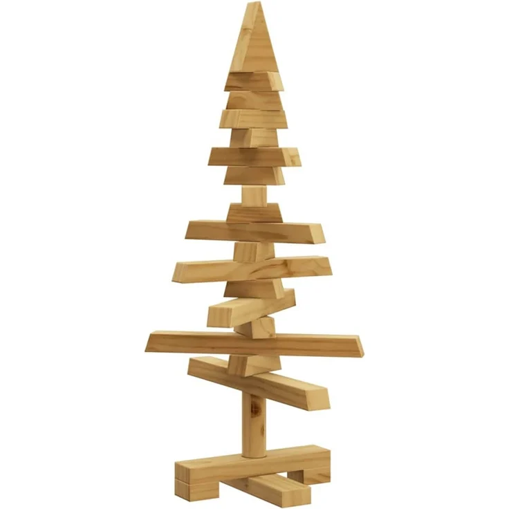 vidaXL Holz Weihnachtsbaum KOTKA 60 cm Massives Kiefernholz 42016697 – Bild 7