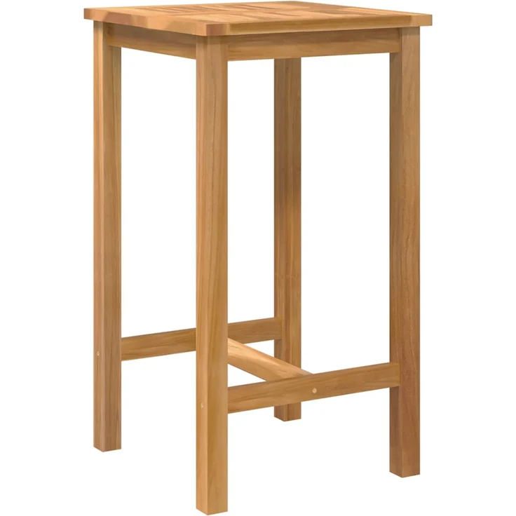 vidaXL Outdoor Bar Set 3 stk. Natur 60 x 60 x 105 cm Massivholz Teak 3422497 – Bild 3