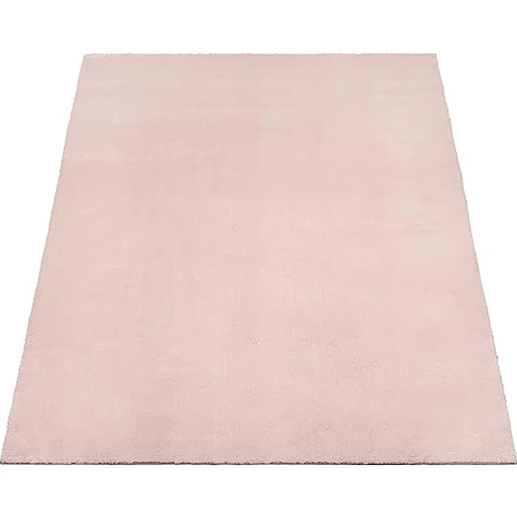 the carpet Relax kuscheliger Kurzflor Teppich, Anti-Rutsch Unterseite, Waschbar bis 30 Grad, Super Soft, Felloptik, Blush, 160x220 cm – Bild 4