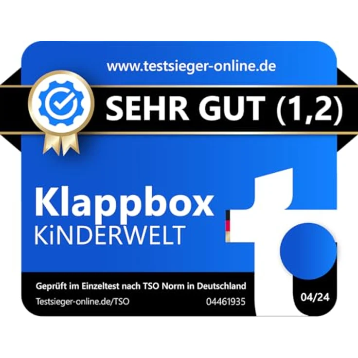 KiNDERWELT Robuste Profi - Klappbox 45 L bis 50 kg - Faltbox, Kiste, Korb zur Aufbewahrung, Transport - orange – Bild 9