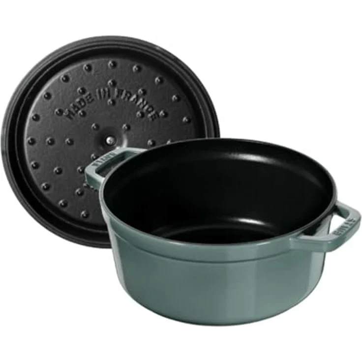 Staub Staub runder Gusseisentopf 5,2l Eukalyptus 1023968 – Bild 4