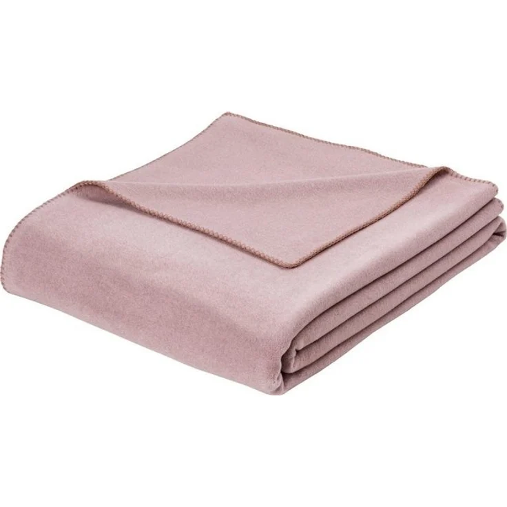 Estella Premium Fleecedecke 160x200cm Trevi 8603 480 - altrosa – Bild 4