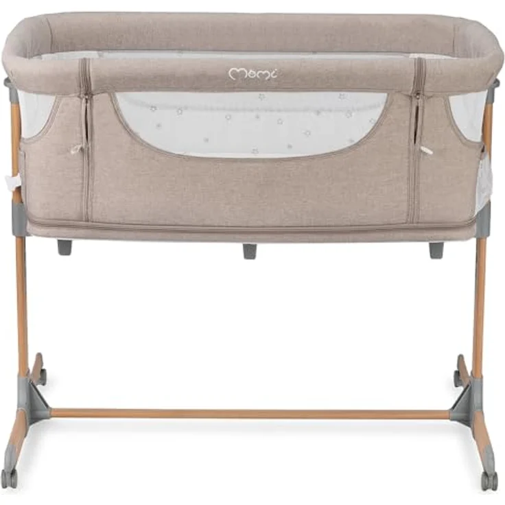 MoMi SMARTBED 4-in-1 Kinderbeistellbetten bis 15 kg, Beistellbett für Babys mit Matratze, Höhenverstellbar – Bild 24
