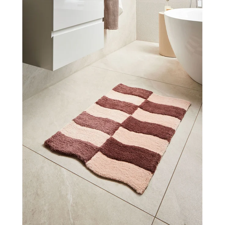 Badematte DIWANA Braun Beige 60 x 90 cm – Bild 3