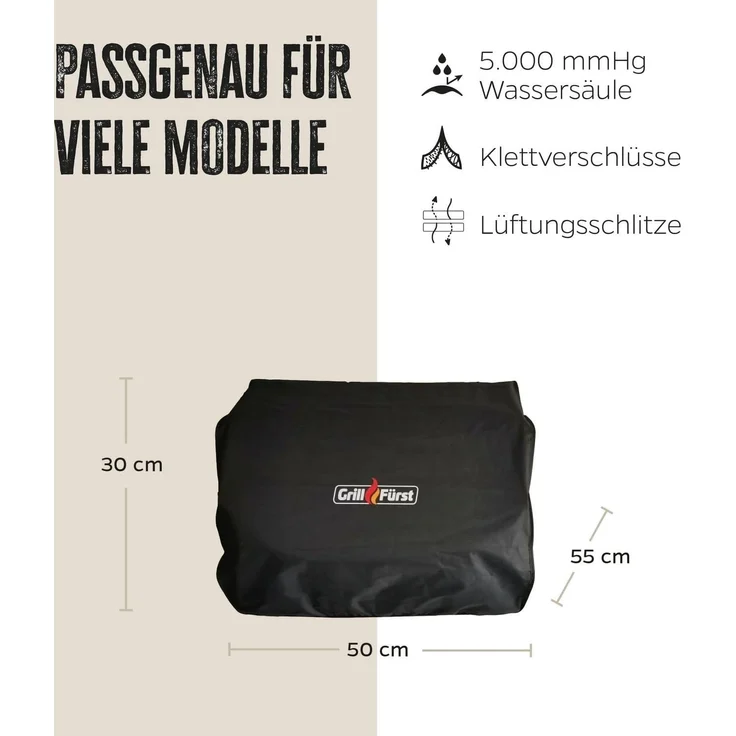 Grillfürst Grillabdeckhaube Grillfürst Abdeckhaube / Schutzhülle für Grillfürst G201 Campinggrill – Bild 4