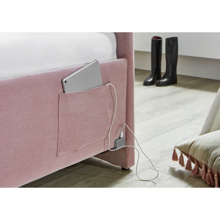 Polsterliege >Cool< Liegefläche 90x200cm, Scala Rose, Stellmaß: 100x90x210cm (BxHxT) – Bild 5