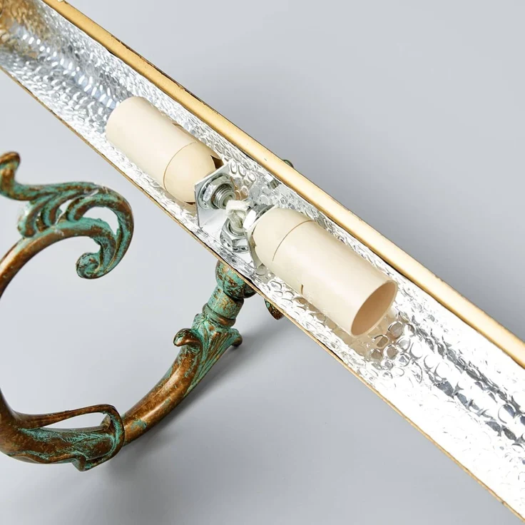 Lindby Bilderleuchte Kalea, Metall, Bronze IP20, 2 x 40 W – Bild 4