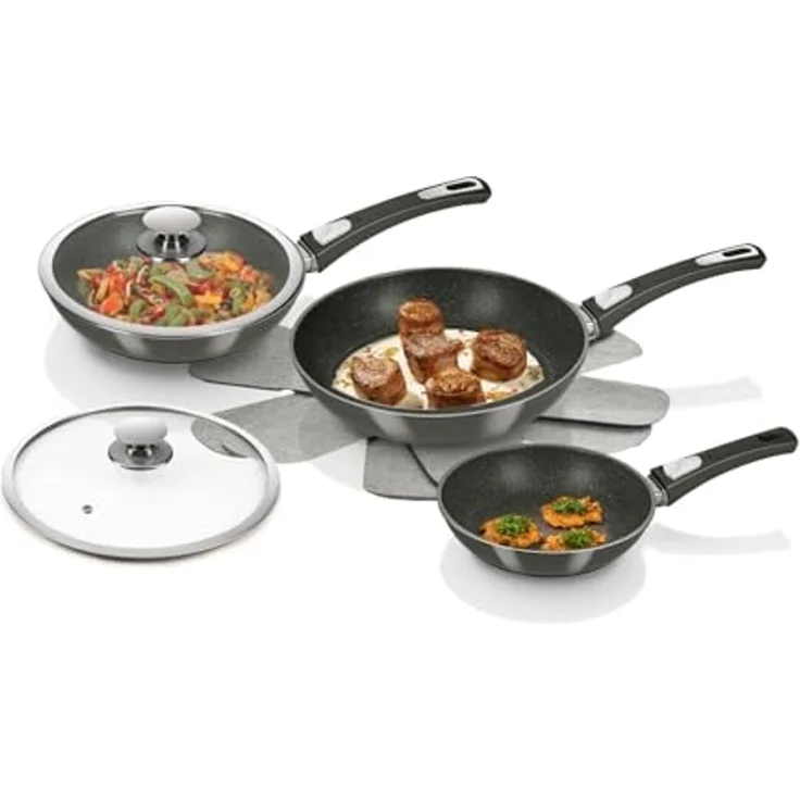 Genius - Bonafit Diamant Edition Pfannen-Set beschichtet 7-tlg. Induktion 24540 – Bild 1