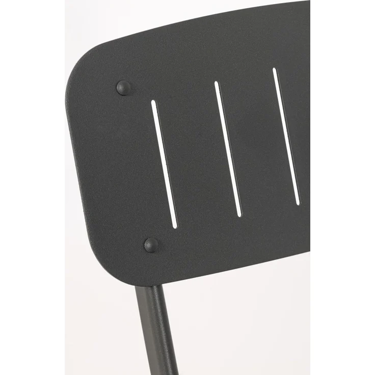 Gartenstuhl Novony 2er-Set Metall, modern klappbar, anthrazit, pflegeleicht für Deinen Garten – Bild 6