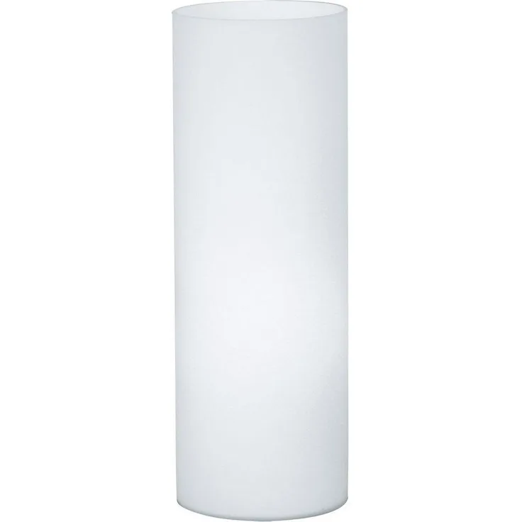 Eglo 81828 Tischleuchte GEO E27 max. 1X60W Glas opal-matt weiss H:35cm Ø12cm mit Kabelschalter