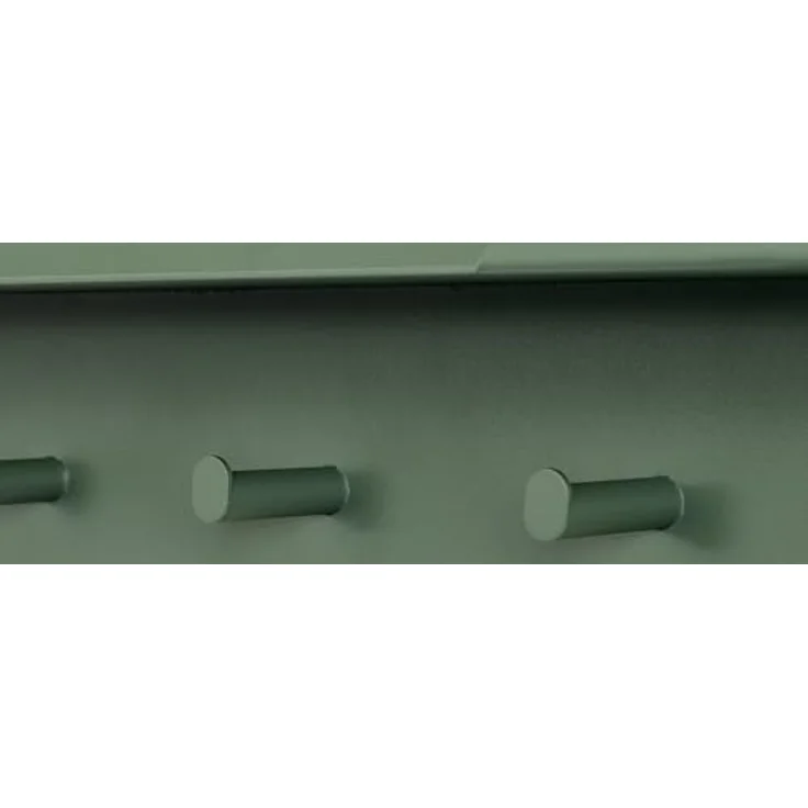 M2 Kollektion Grüne Wandgarderobe Jil 1, B/H/T= 70x15x12cm – Bild 5