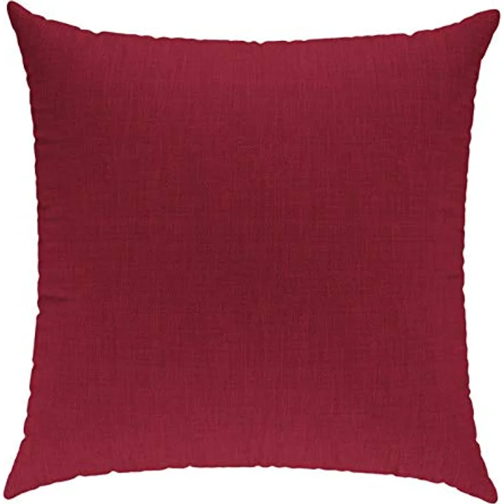 sunnypillow Palettenkissen mit abnehmbarem Bezug Kaltschaum Palettenauflage Palettenpolster Palettensofa Sitzkissen Rückenlehne Indoor Outdoor Kissen 40x40 cm Rot – Bild 2