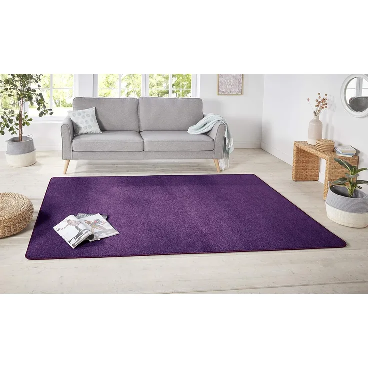Kurzflor Teppich Nasty - 200x200x0,8cm
