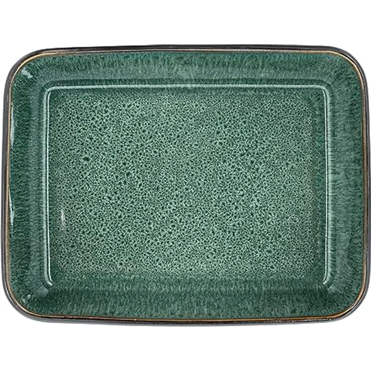 Bitz Steinzeug Schwarz / Grün Auflaufform 28x21 cm – Bild 2