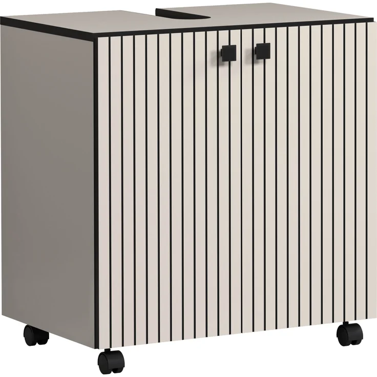 Waschbeckenunterschrank Bliss in grau 60 cm – Bild 1