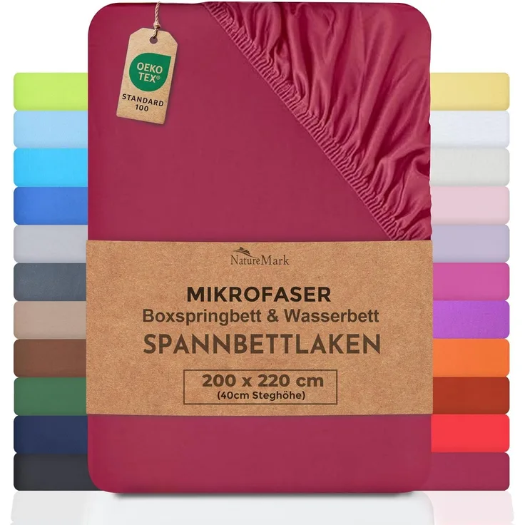 NatureMark Waschhandschuh Waschhandschuhe 500 gsm (10er-Set), 100% Baumwolle (10-St), Premium Frottier Waschhandschuhe, 15x21cm, Apfel grün