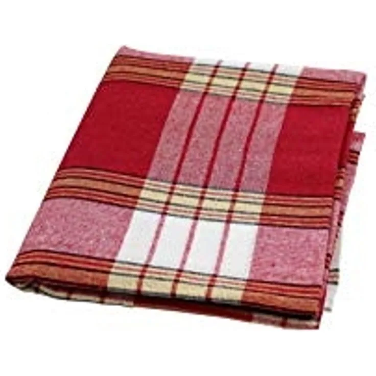 my Hamam Hamamtücher Hamamtuch ohne Fransen rot kariert »Pestemal« ca. 80x170 cm, Baumwolle und Polyester (1-St), Sauna Handtuch saugstark, pflegeleicht, kompakt