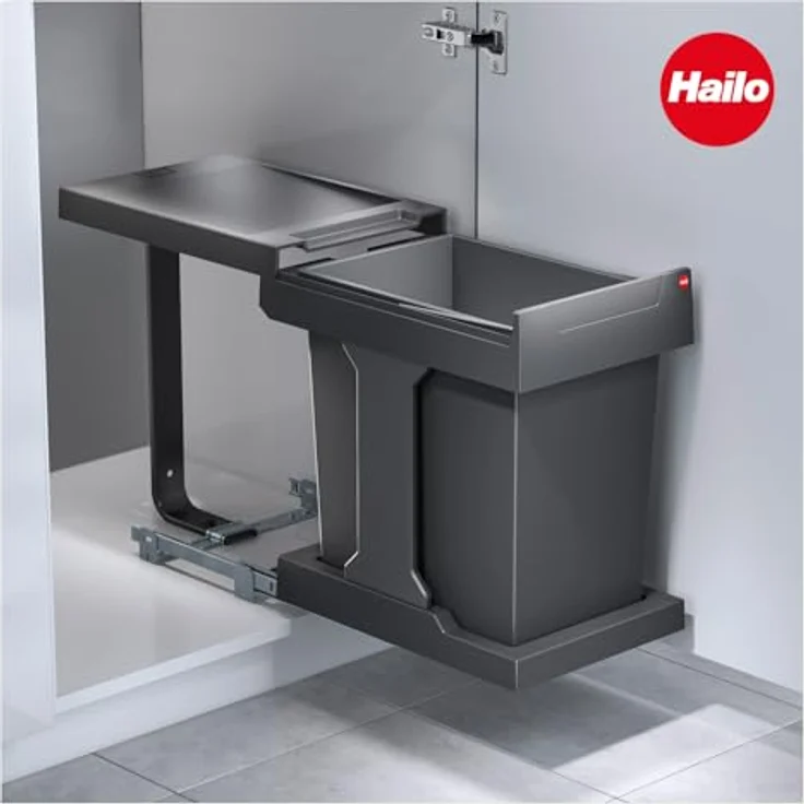 HAILO Abfallsorter 20 Liter SOLO 20 ab 30 cm Schrankbreite – Bild 6