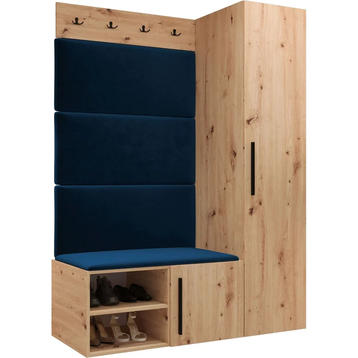 Garderoben-Set Mapreni II (Farbe: Artisan Eiche, Manila 26) – Bild 1
