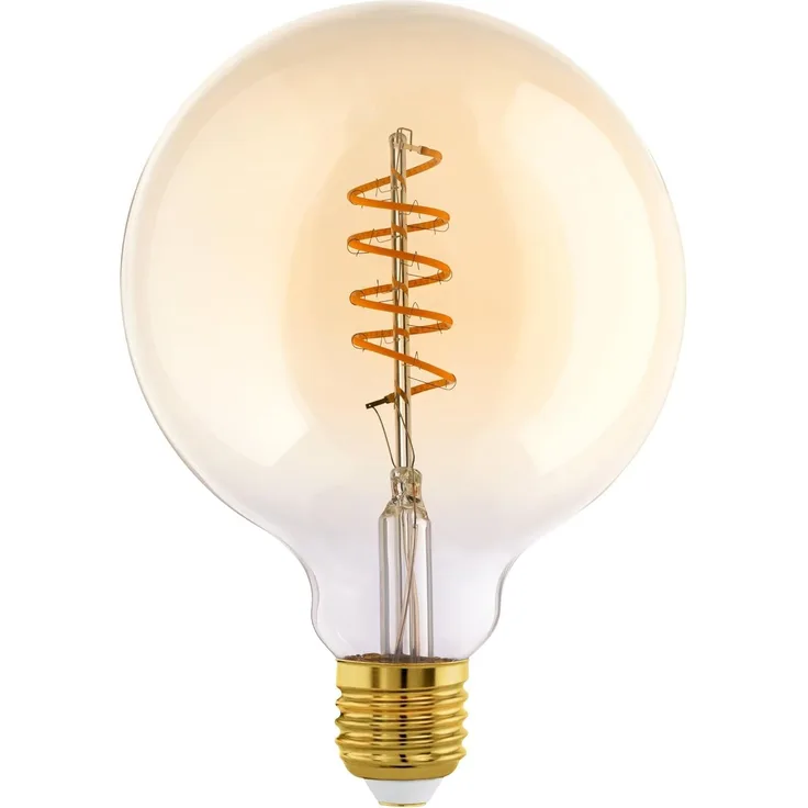 Eglo 110076 LED Filament Leuchtmittel E27 Spiral L:17cm Ø:12. 5cm 2200K