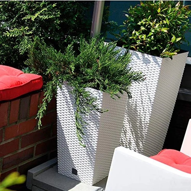 35 -Liter -Zeit Pot mit Einsatz 28,7 x 28,7 x 55 cm in Anthrazitfarbe – Bild 3