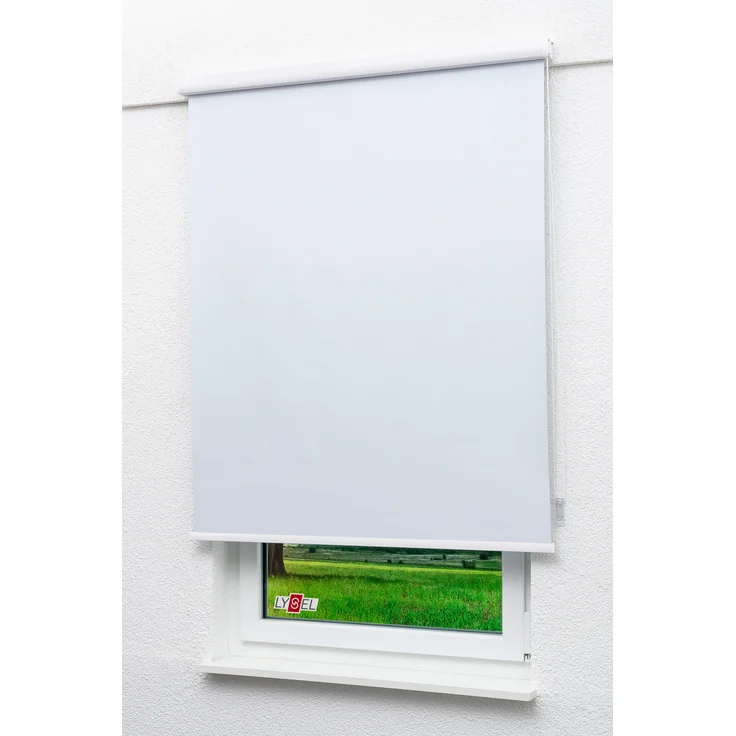 Lysel - Qualitätskassettenrollo Abdunkelung weiß, (B x H) 75cm x 175cm in weiß – Bild 1
