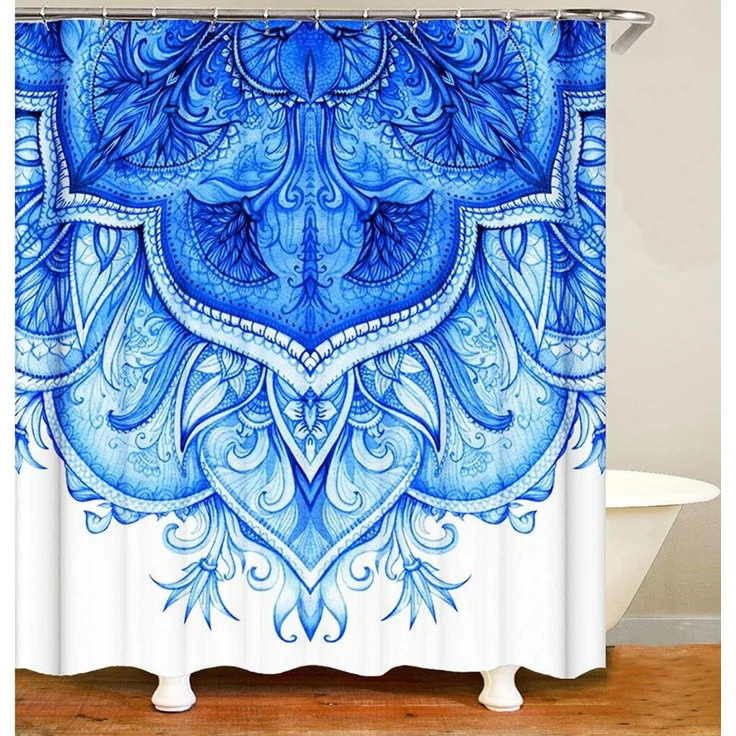 M&W DAS DESIGN Duschvorhang Shower curtains 180x200 Anti schimmel Waschbar bad vorhang – Bild 1