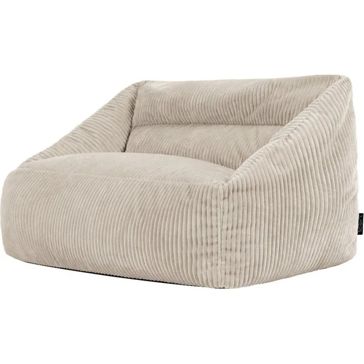 icon Sitzsack Sofa für Kinder aus Cord mit Füllung, Made in Germany, für Kinderzimmer, flauschig