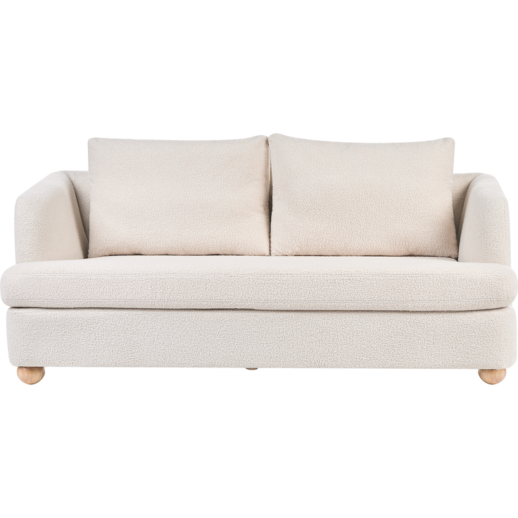 Sofa 3-Sitzer RATTVIK Bouclé Cremeweiß – Bild 4
