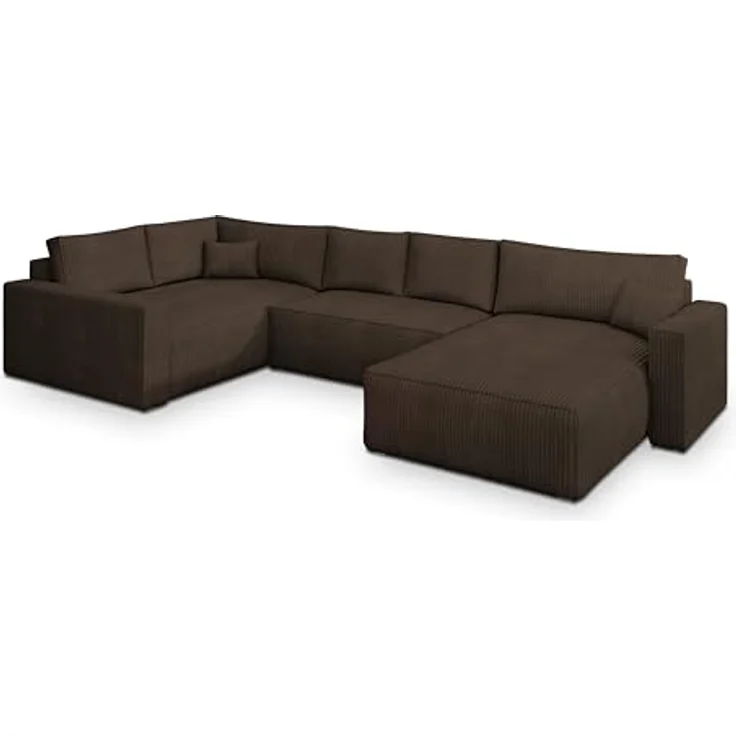 Masseno Ecksofa VELAMI mit Schlaffunktion U-Form, Sofa mit Bettkasten – Bild 1