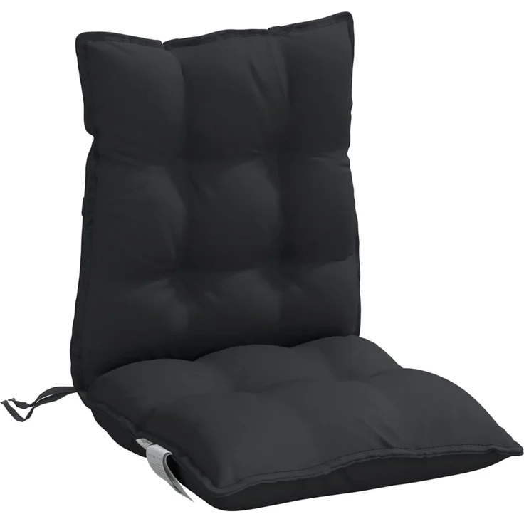 vidaXL Niedriglehner-Auflagen 6 Stk. Schwarz Oxford-Gewebe 377694 – Bild 5