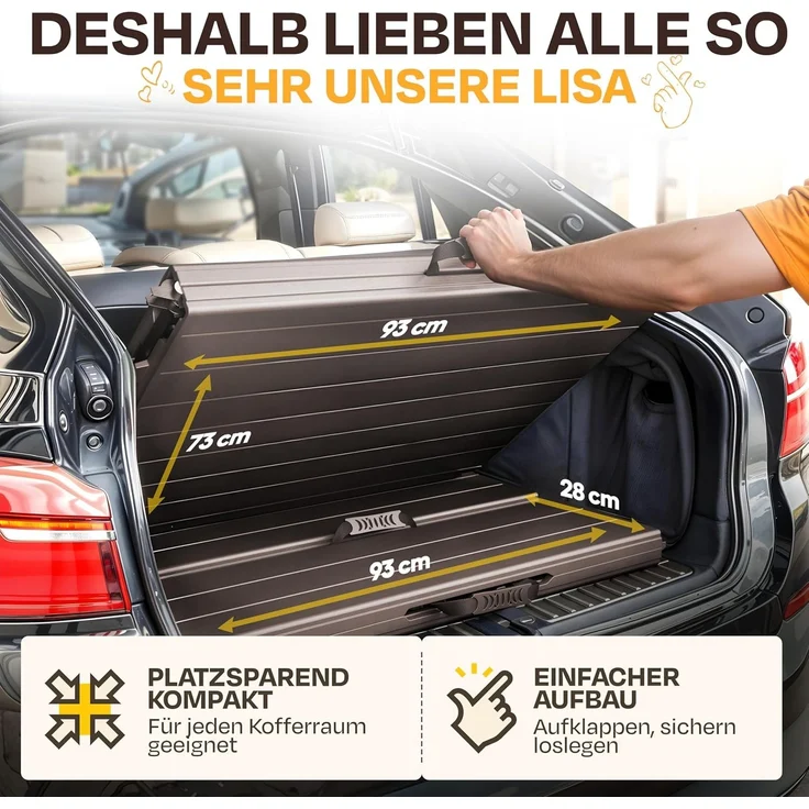 Ondis24 Biertischgarnitur Lisa Campingtisch 2X Bierbank 1x Biertisch Sitzbank klappbar Bierzeltgarnitur 3tlg. einfach transportabel (Braun, XL) – Bild 3