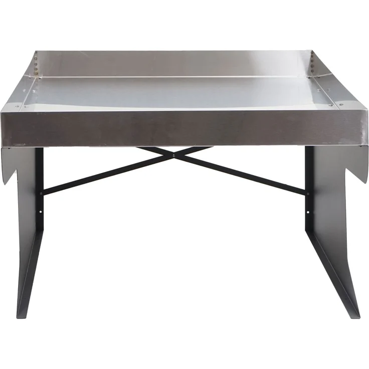 Mendler 'HWC-G60 XL' Mähroboter-Garage mit Pflanzkasten, Metall, 47 x 70 x 100 cm, Silber / Anthrazit – Bild 6