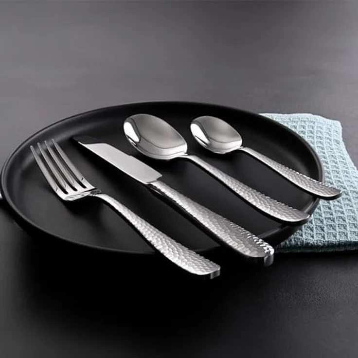 Gräwe Besteckset 'Gent', 24-teilig, 6 Personen, Edelstahl silber – Bild 4