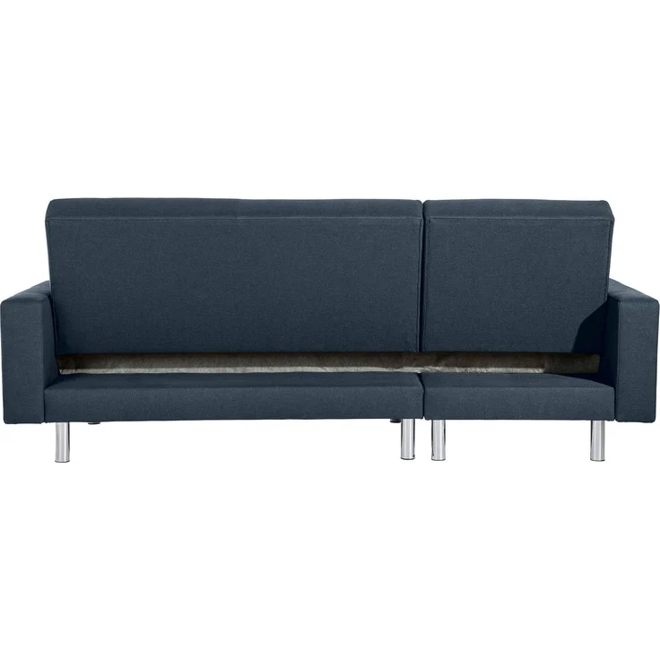 Funktionssofa mit Hocker Katryna Flachgewebe blau – Bild 10