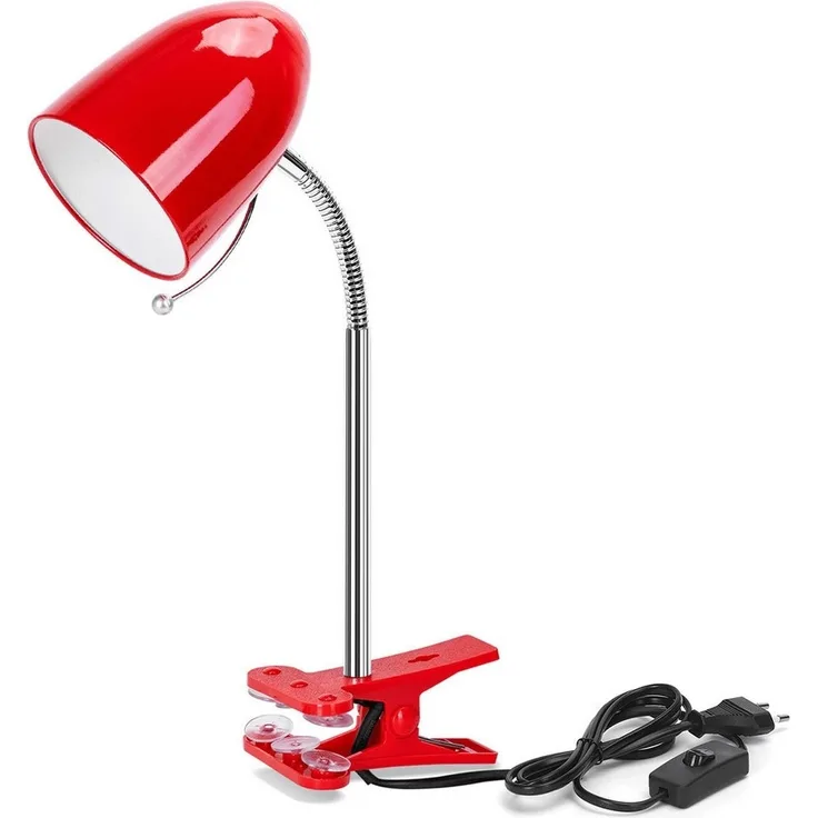 Aigostar LED Klemmleuchte Klemmlampe E27 Modell LED 153cm Kabel Schreibtischlampe