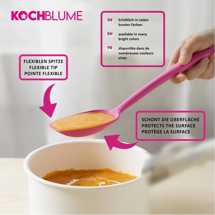 Kochblume Soßenlöffel Soßenlöffel L Pink – Bild 3