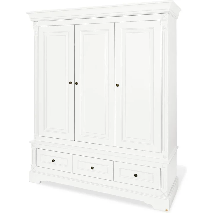 Pinolino 'Emilia' 3-tlg. Babyzimmer-Set weiß, 3-türig – Bild 3